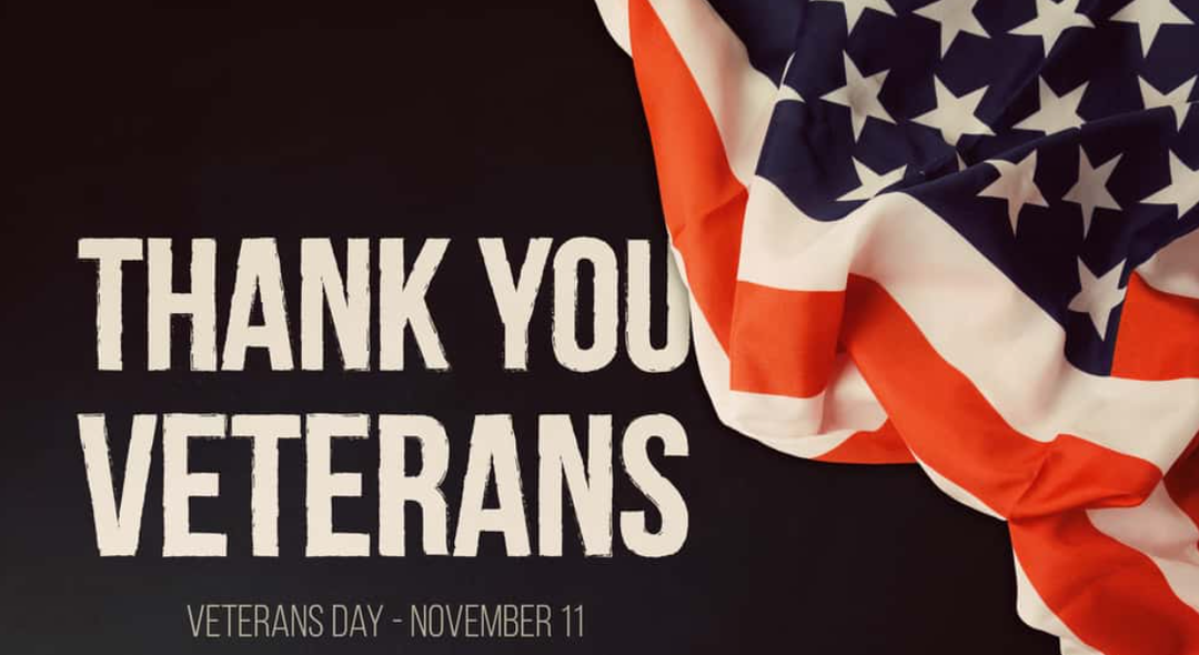 Week of Nov. 10th 2024: A Moment to Honor Veterans