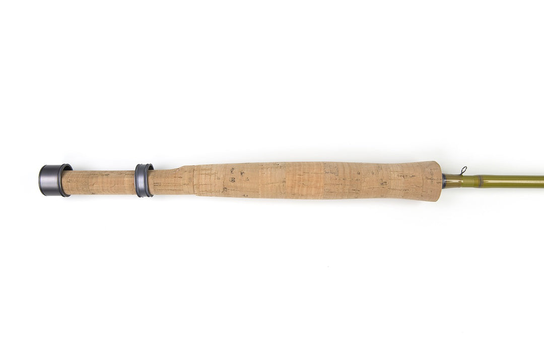 Grip and winding check detail on a Douglas Upstream fly rod