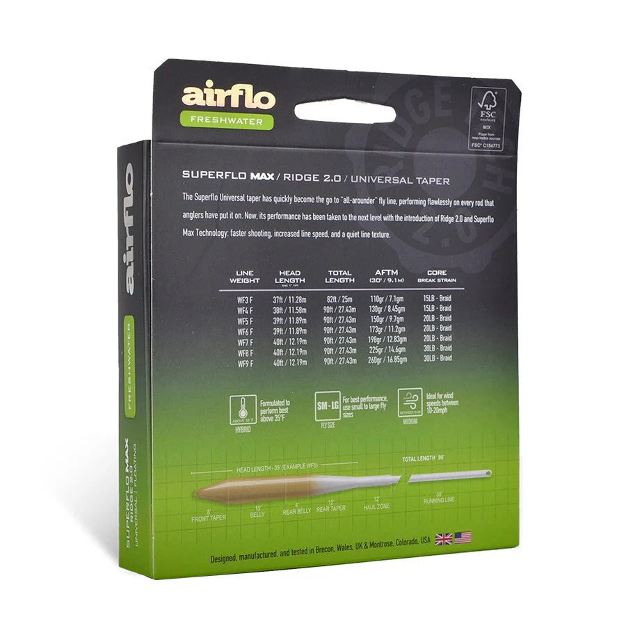 Airflo Superflow Max Ridge 2.0 Universal Taper