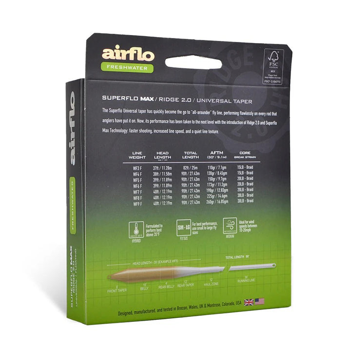 Airflo Superflow Max Ridge 2.0 Universal Taper