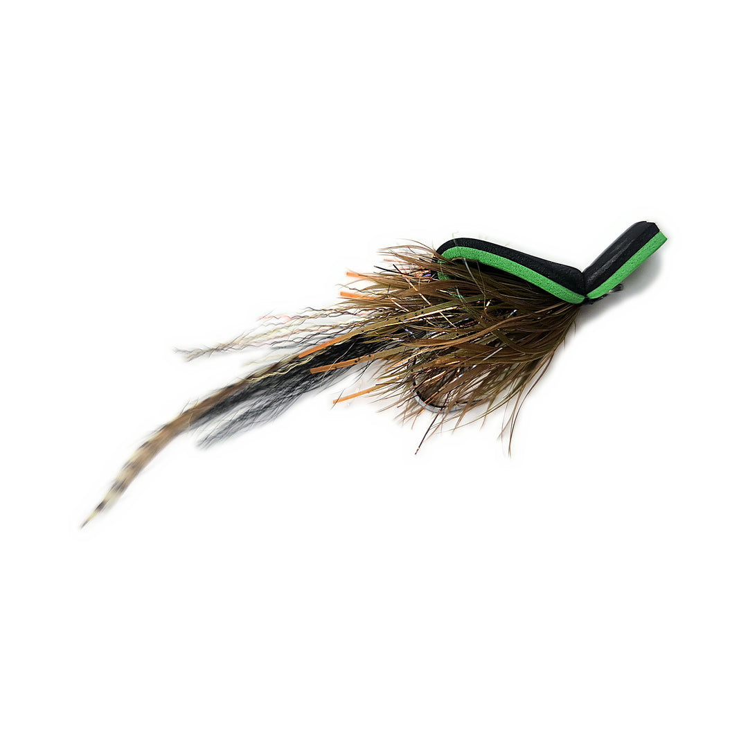 Sam's Gurgler in olive and green foam