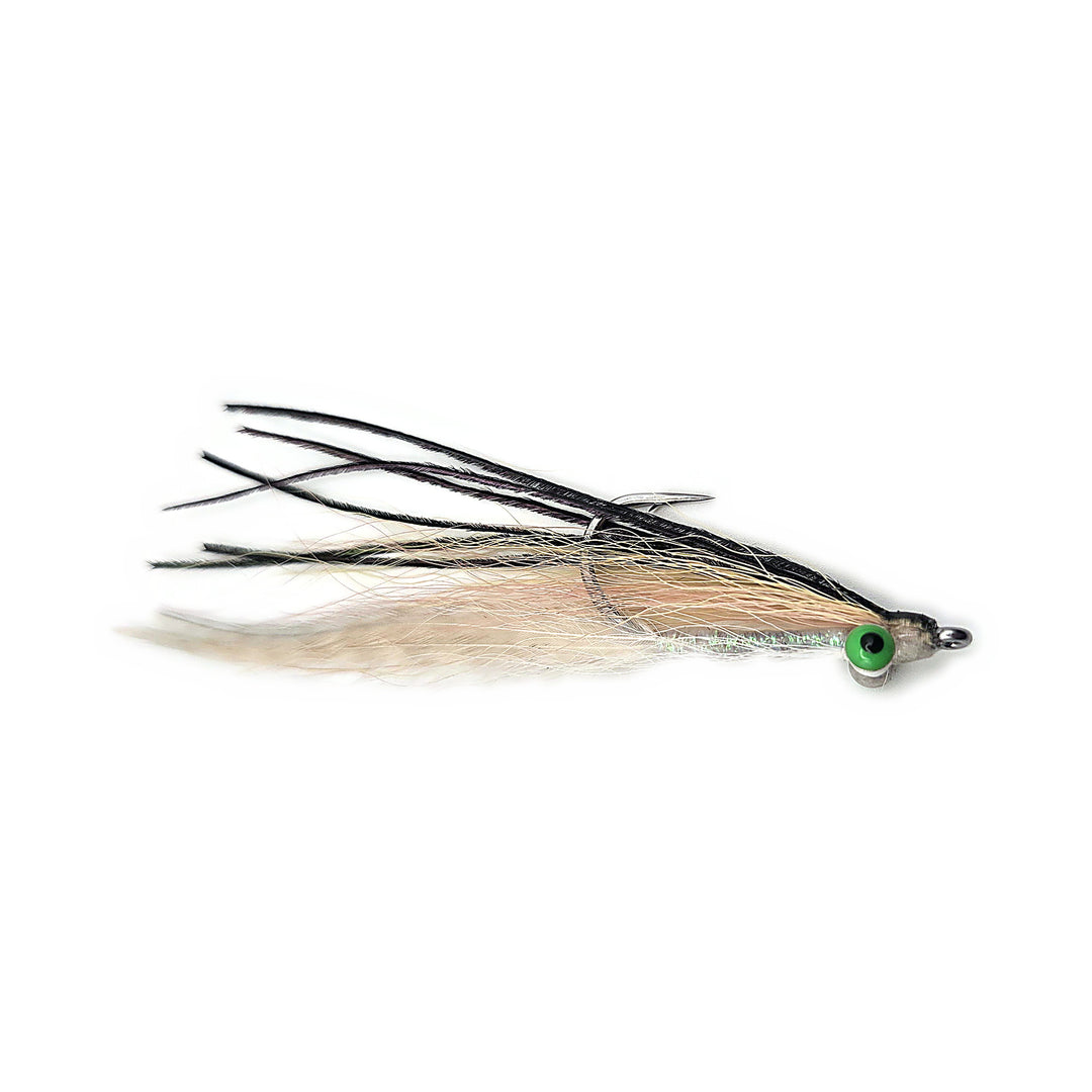 Half & Half - dumbbell eyes and a bucktail tail