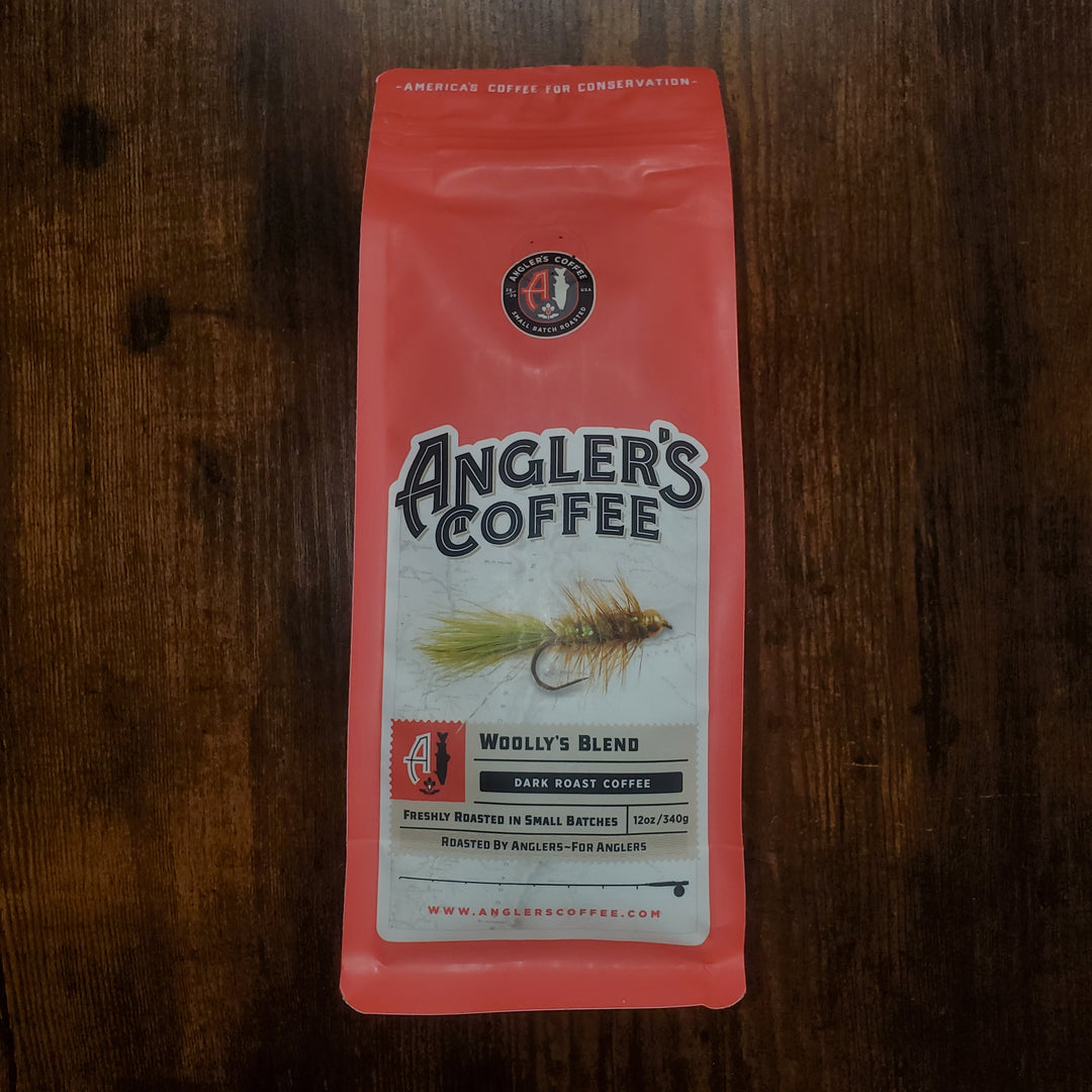 Angler's Coffee Woolly's Blend - Whole Bean - 12oz