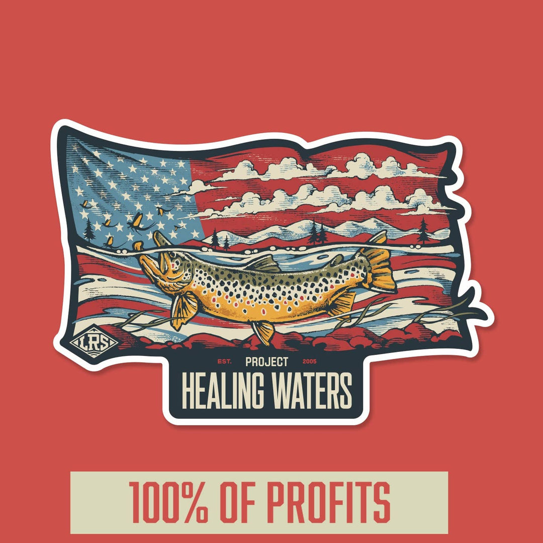 Lakes Rivers Streams Decal - PHWFF Brown Trout