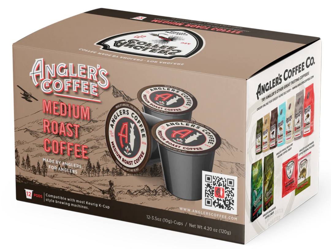 Angler's Coffee Single Serve Pods - 12 pack (Medium Roast)