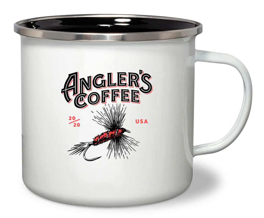 Angler's Coffee Dry Fly Camp Mug