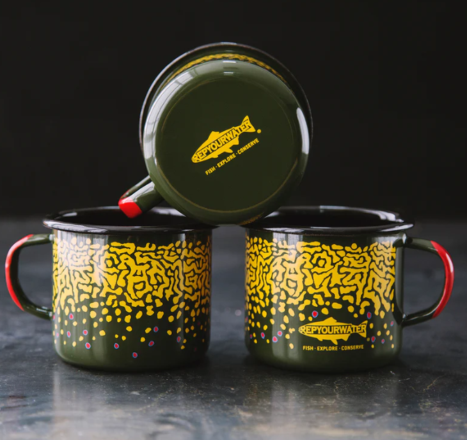 RepYourWater Enamel Camp Mug