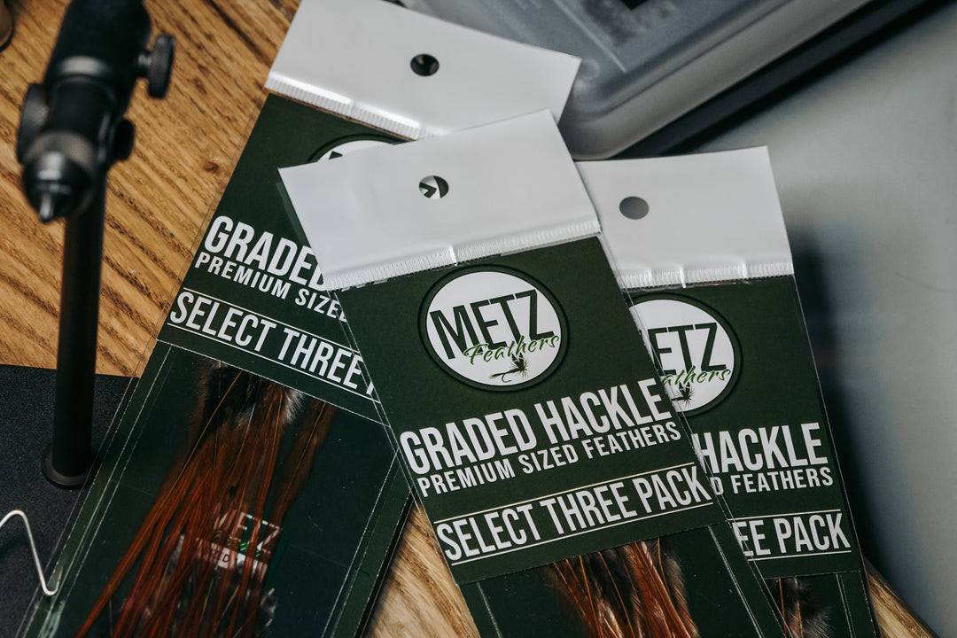 Metz Graded Hackle - Select 3 Pack
