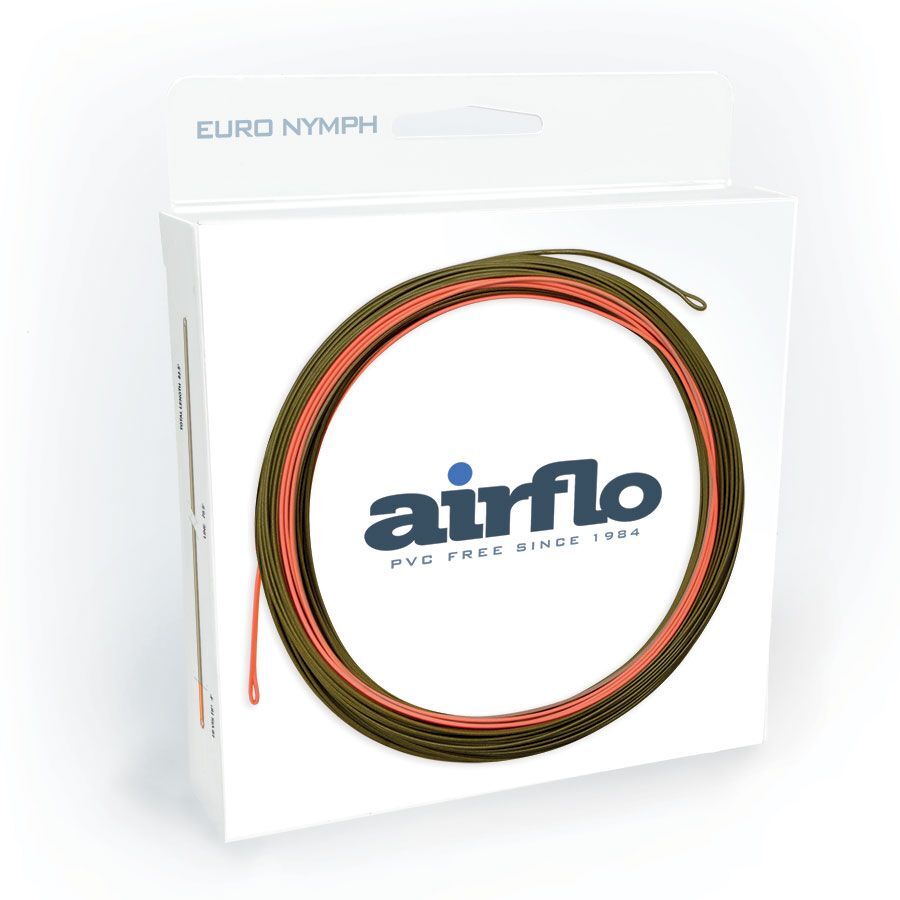 AirFlo Euro Nymph 0.60mm - Olive/Fl Orange