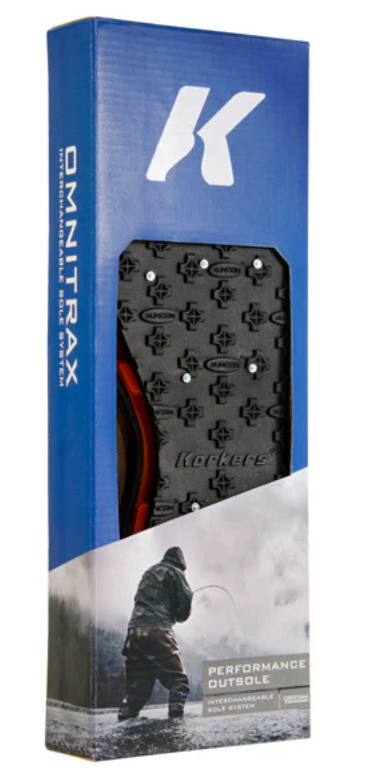 Korkers Studded Rubber Omnitrax v3.0 Kling-on Sole