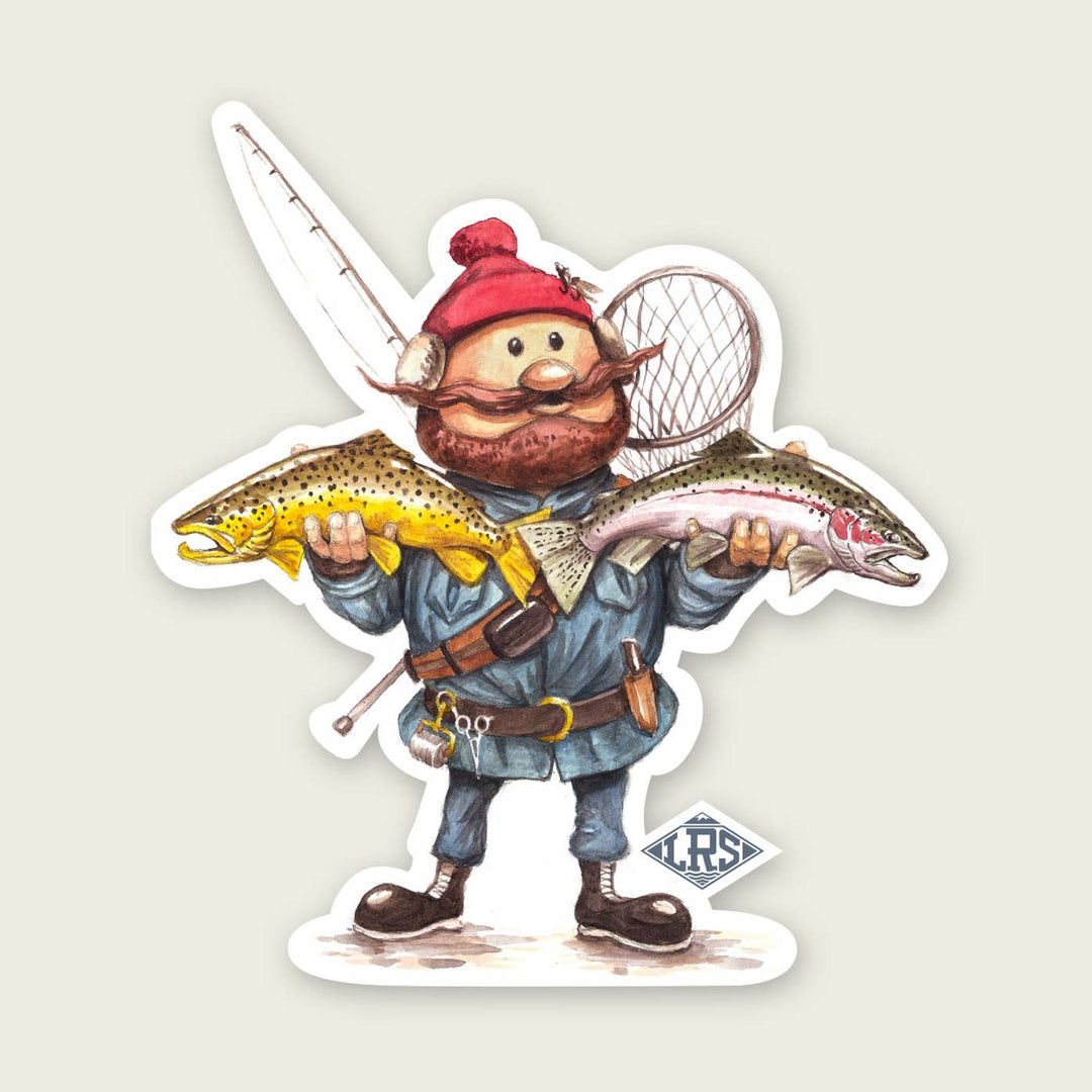 Lakes Rivers Streams Decal - Yukon Silver & Gold